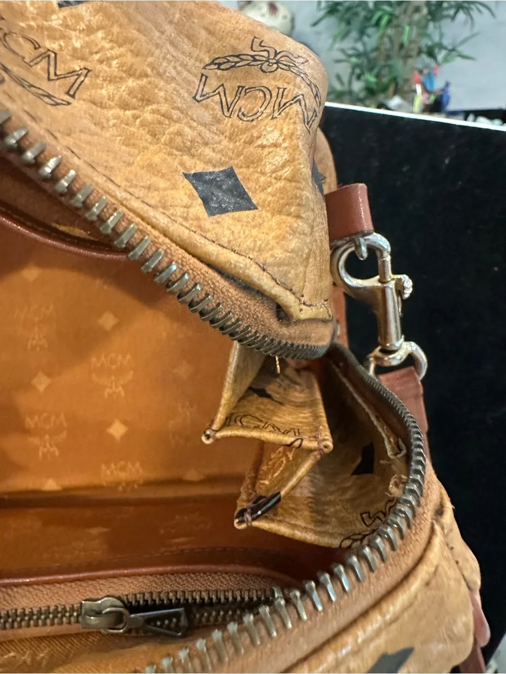 MCM speedy satchel